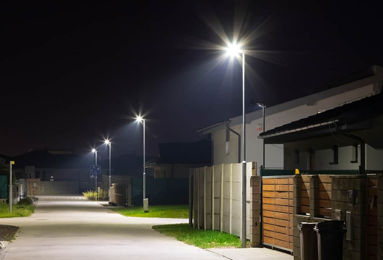 LED-Straßen­beleuchtung bei Elektro Kühleis GmbH in Absberg